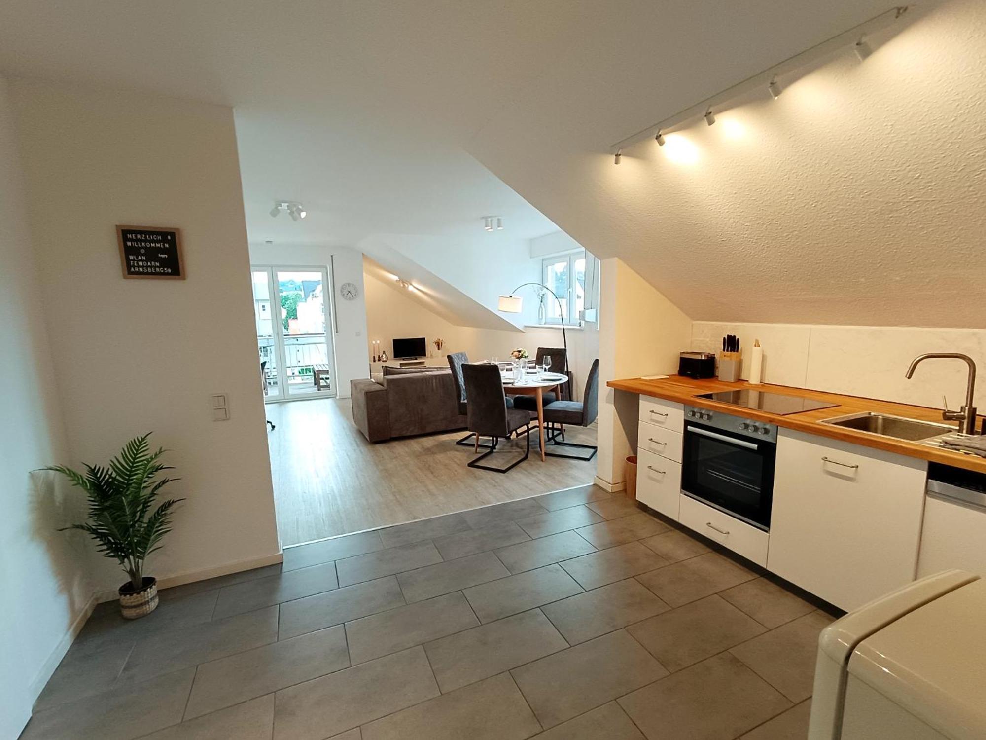 Ruhrheimat Ferienwohnung Am Ruhrtalradweg In Arnsberg Exteriör bild